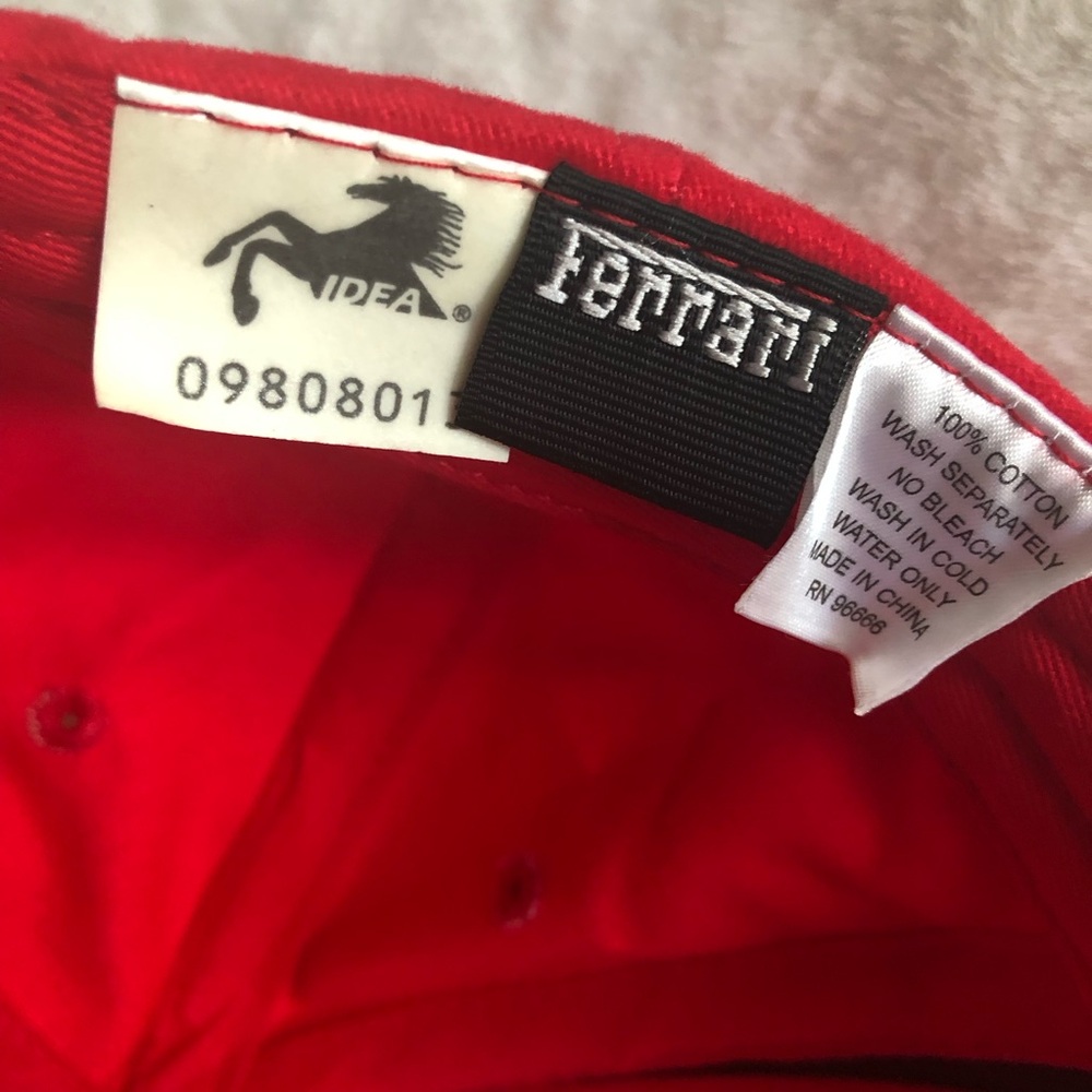 2000 Officially Licensed Scuderia Ferrari S.A. Embroidered Patch Cap Dad Hat New - Picture 12 of 14